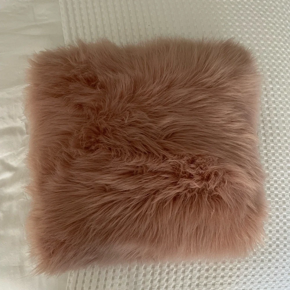 Pink decorative pillow